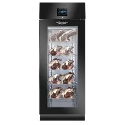 Ristosubito Armadio Stagionatore E Conservatore Everlasting In Acciaio Plastificato Nero Capacità Carne 150 Kg Capacità Formaggi/salumi 100 Kg Modello AC8308
