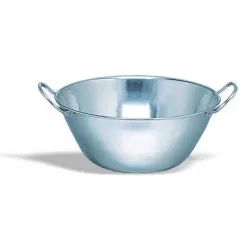 Ristosubito Bacinella Fondo Bombato In Acciaio Inox Modello 330-0