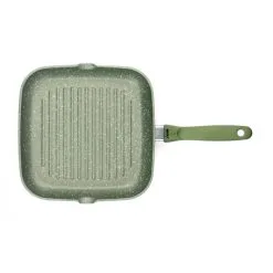 Ristosubito Bistecchiera Corpo In Alluminio Pressofuso Ad Alto Spessore 6mm Superficie Interna Formata Da Un Triplice Strato Antiaderente Dim Cm. 26 X 26 Modello RGSB2626