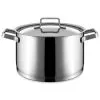 Ristosubito Casseruola Alta Con Coperchio In Acciaio Inox Adatta Alla Cucina Ad Induzione Modello P4560