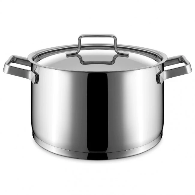 Ristosubito Casseruola Alta Con Coperchio In Acciaio Inox Adatta Alla Cucina Ad Induzione Modello P4560 3 Ristosubito Casseruola Alta Con Coperchio In Acciaio Inox Adatta Alla Cucina Ad Induzione Modello P4560