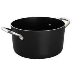 Ristosubito Casseruola Alta In Alluminio Antiaderente Con Due Maniglie Per Cucine Ad Induzione Spessore 5 Cm Modello 840-2