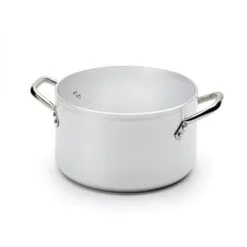Ristosubito Casseruole Alte In Alluminio Con Due Maniglie Per Cucine A Induzione Spessore 3 Cm Modello 290-2
