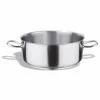 Ristosubito Casseruole Basse In Acciaio Inox Compatibili Con Cucine A Induzione Modello 102-0