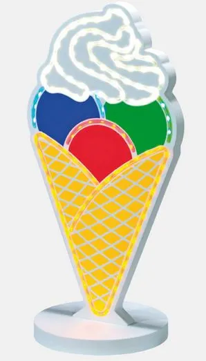 Cono Maxi Luminoso Monofacciale, Sagomato, Con LED A Vista. 3 Cono Maxi Luminoso Monofacciale, Sagomato, Con LED A Vista.