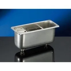 Ristosubito Lavaporzionatore Gelateria Dotato Di Tubo Troppo Pieno Foro Di Scarico 2 Cm Foro Di Carico 1,5 Cm Dimensioni Mm. L 265 X P 110 X 120 H Modello BGLP