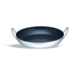 Ristosubito PadellaPaellera In Alluminio Antiaderente Con Manico In Acciaio Inox Modello 243-0