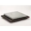 Ristosubito Pietra Ollare Quadrata Con Base Di Faggio 25x25 Cm Modello POR2525B -Vendite Utensili Cucina pietra ollare quadrata con base di faggio 25x25 cm modello por2525b 4dc