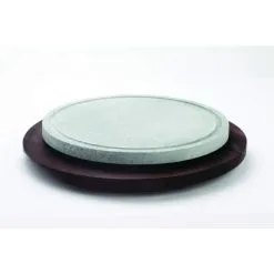 Ristosubito Pietra Ollare Rotonda Con Base Di Faggio Ø30 Mm Modello POR30B