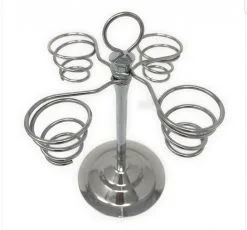 Portaconi Da Banco 4 Appoggi Inox ( 3 PZ )