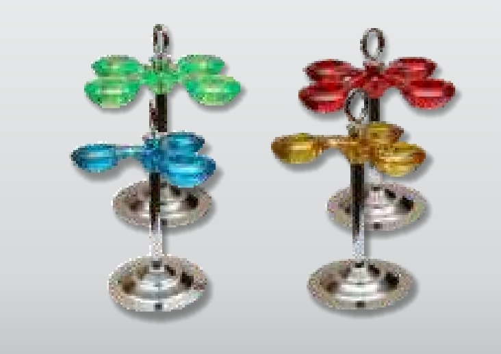 Portaconi Da Banco Inox E Plastica Colorata 4 Appoggi ( 3 PZ ) 3 Portaconi Da Banco Inox E Plastica Colorata 4 Appoggi ( 3 PZ )