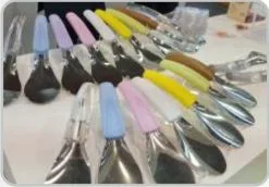 Spatola In Acciaio Con Manico In Plastica Ergonomico ( 10 PZ )