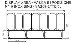 VETRINA GELATERIA REFRIGERAZIONE STATICA DELIGHT 10 LITE -Vendite Utensili Cucina vetrina gelateria refrigerazione statica delight 10 lite 389